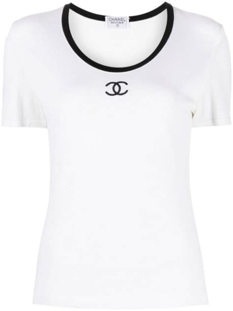 chanel shirt damen|pre owned Chanel tops.